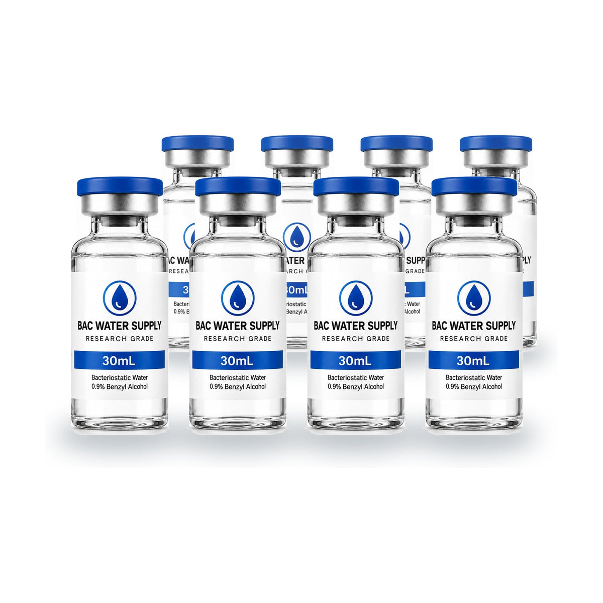 Bacteriostatic Water — 8 Pack