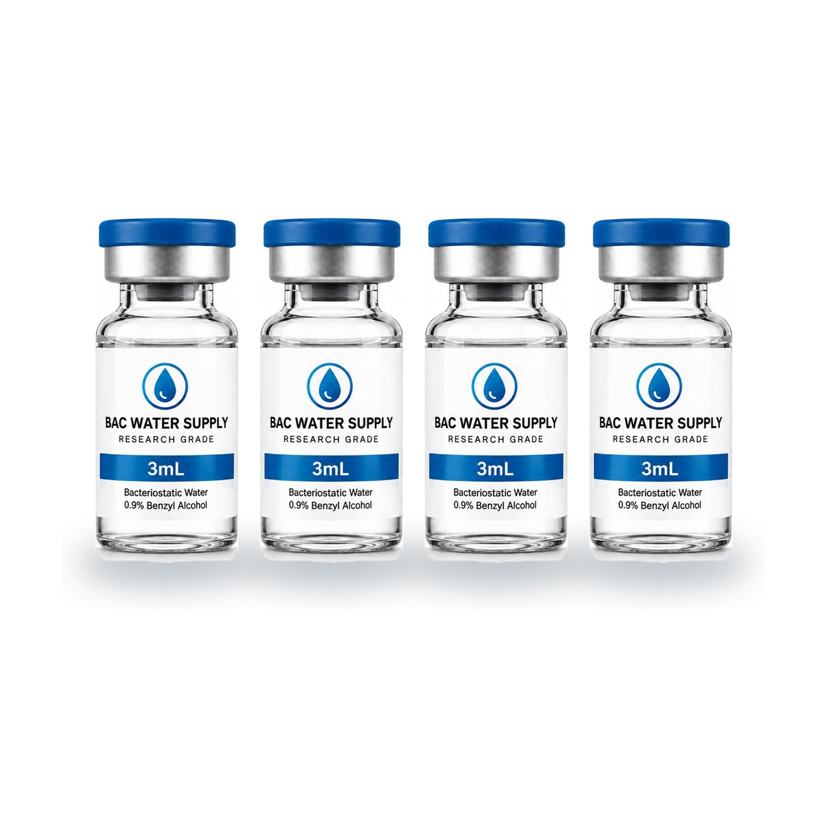 Bacteriostatic Water — 4 Pack