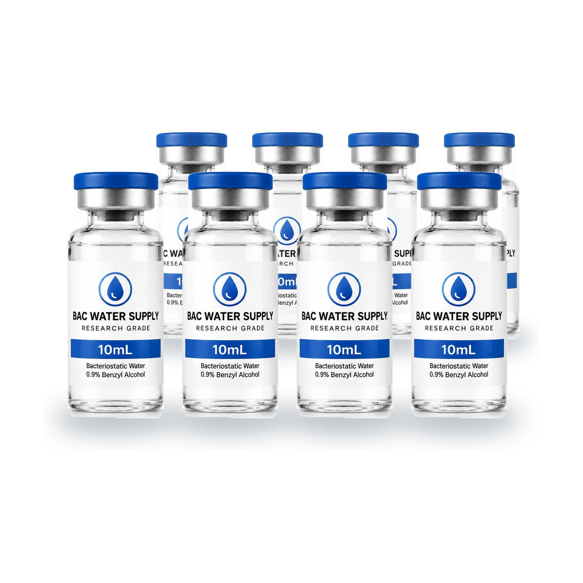Bacteriostatic Water — 8 Pack