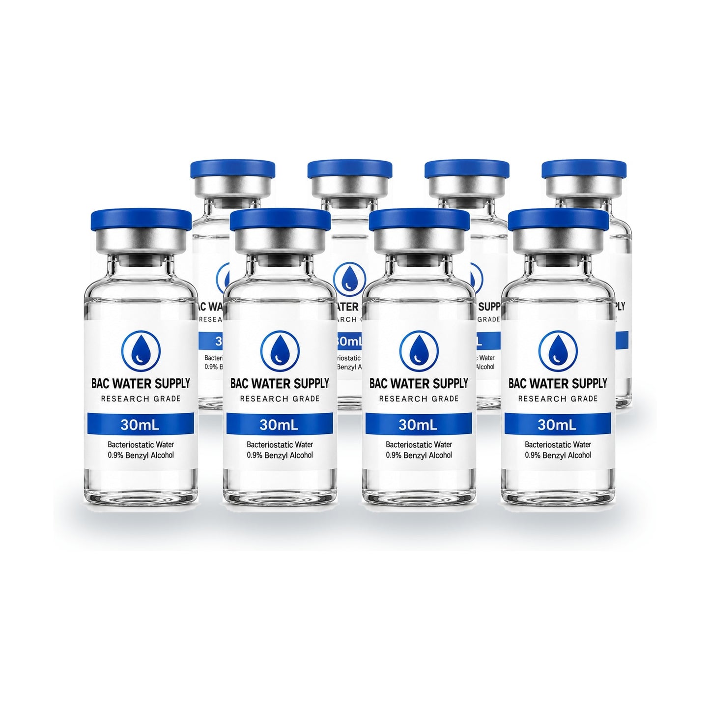 Bacteriostatic Water — 8 Pack